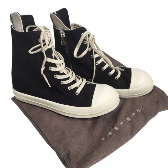 RICK OWENS DRKSHDW SS25 Hollywood Sneakers - Picture 1 of 16